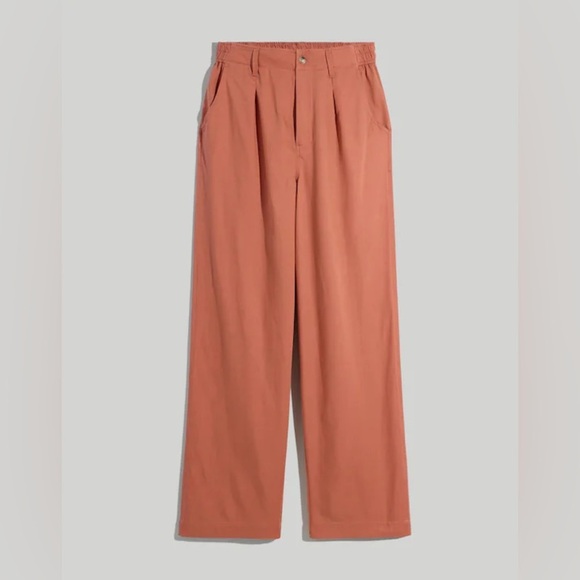 Madewell The Neale Straight-Leg Pant in Drapeweave Size 8 - Picture 2 of 15